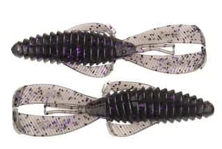 Strike King Rage Bug 4" — Smoke Purple Black Flake, 7-Pack