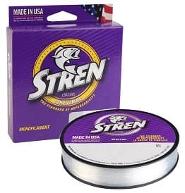 Stren Fluorescent Blue Monofilament — 25 lb, 330 yd