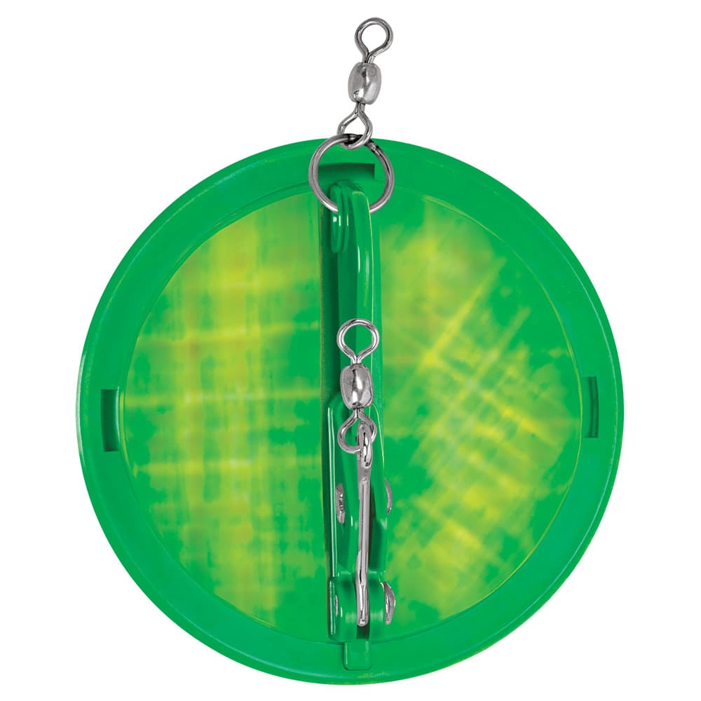 Luhr-Jensen 4-1/8' Dipsy Diver - Kelly Green/Silver Bottom Moon Jelly