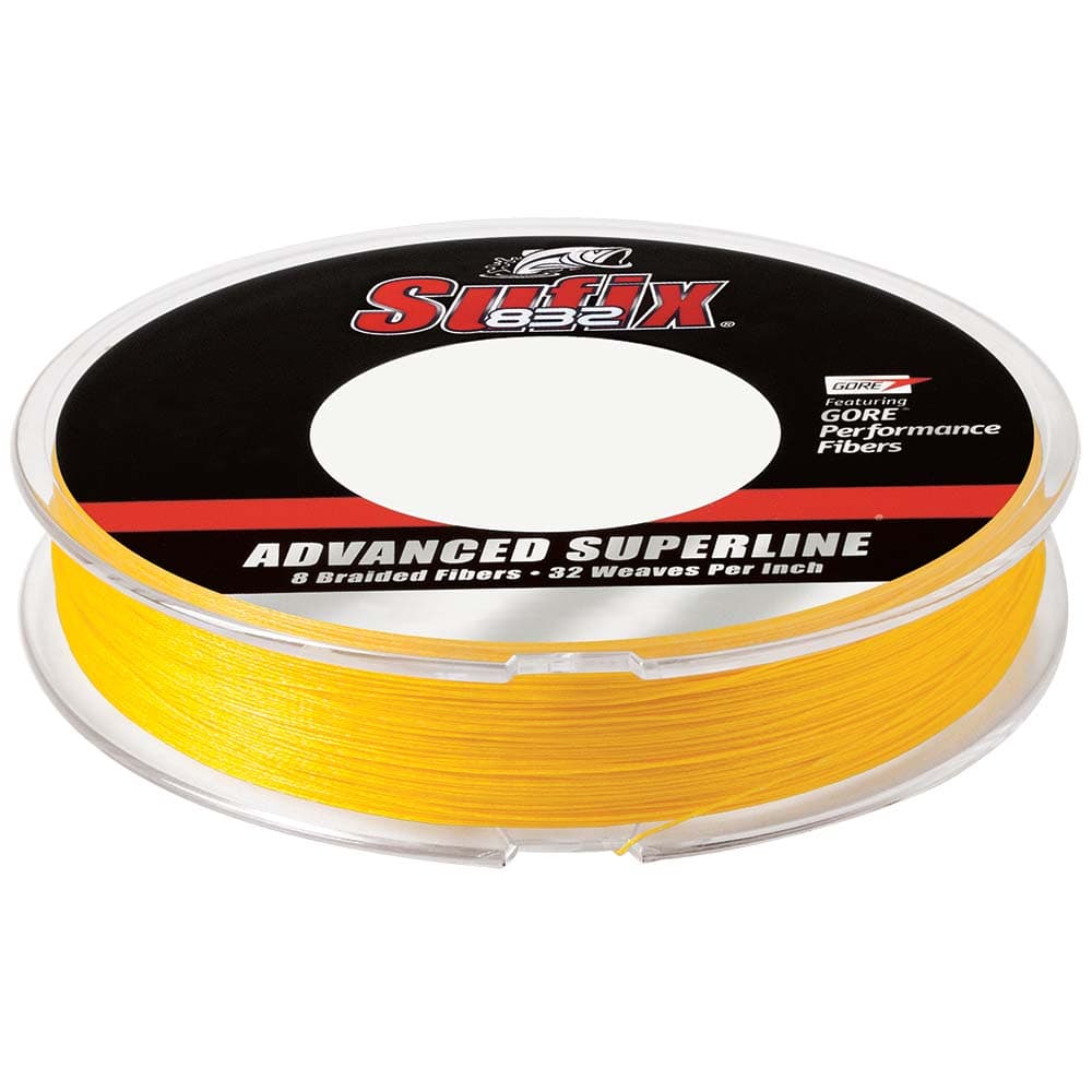 Sufix 832 Braid — 20 lb, Hi-Vis Yellow, 300 yd