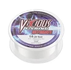 Vicious Ultimate Monofilament — 20 lb, Clear, 330 yd