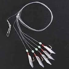 Mustad Piscator 5-Fly Bait Rig — Size 6