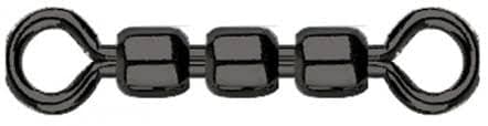 Mustad High-Speed Multi-Link Swivel — Size 4, 9-Pack, 77 lb