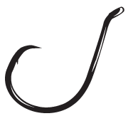 Gamakatsu Octopus Circle Hook — 3/0, Black Nickel, 6-Pack