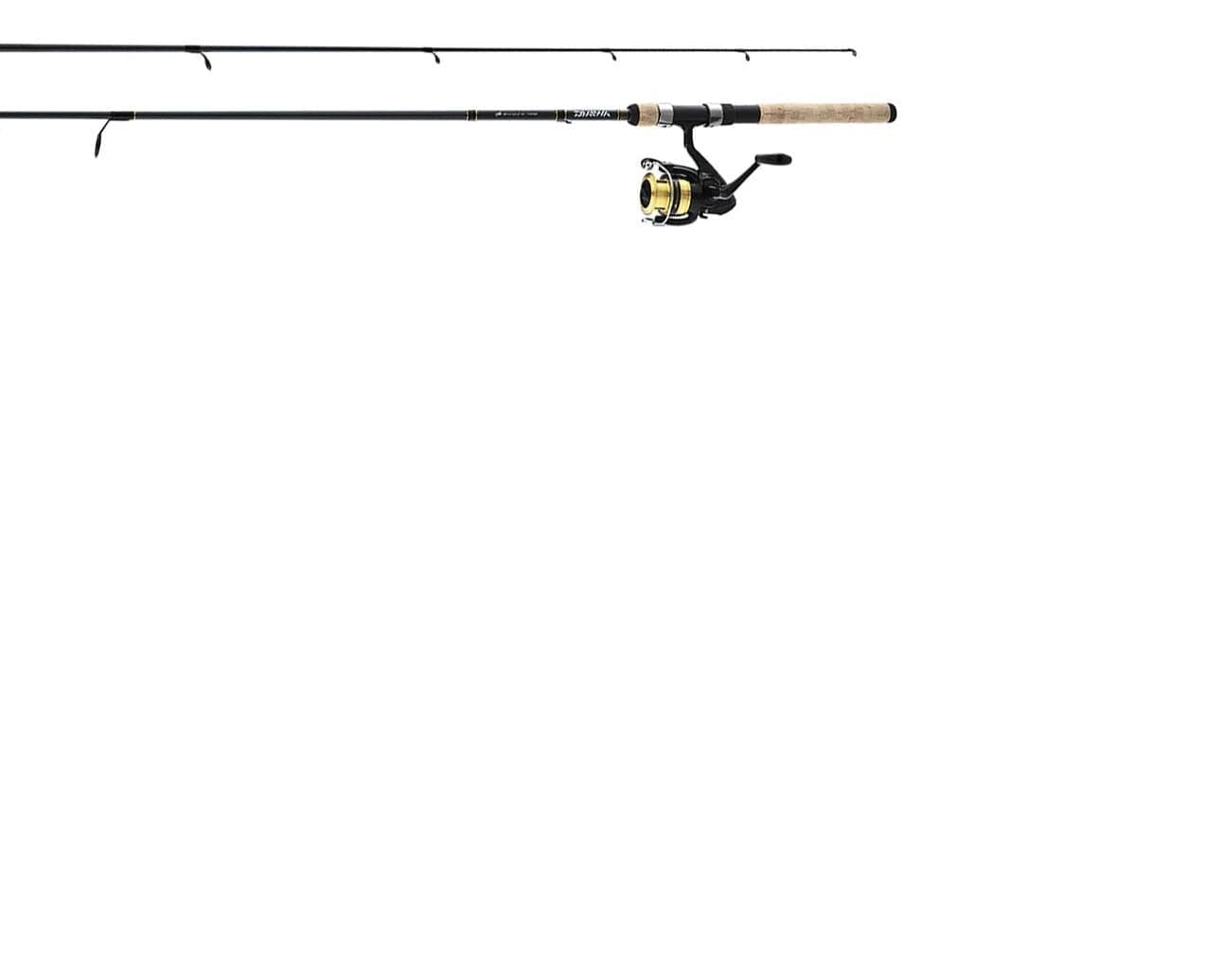 Daiwa D-Shock Spinning Combo — 7 ft, 2-Piece Medium-Heavy