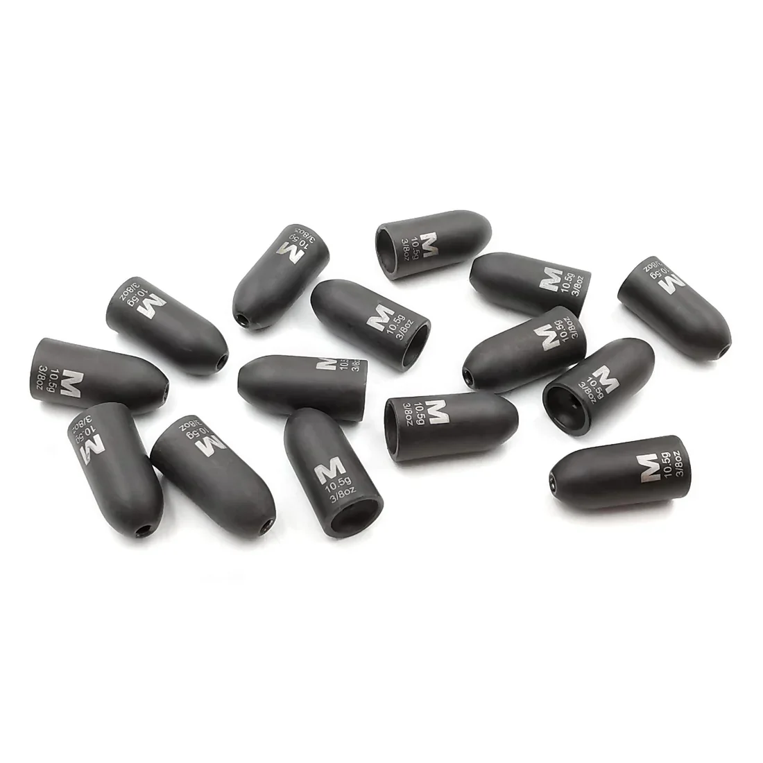 Mustad TitanX Tungsten Worm Weight — 1/8 oz, 4-Pack