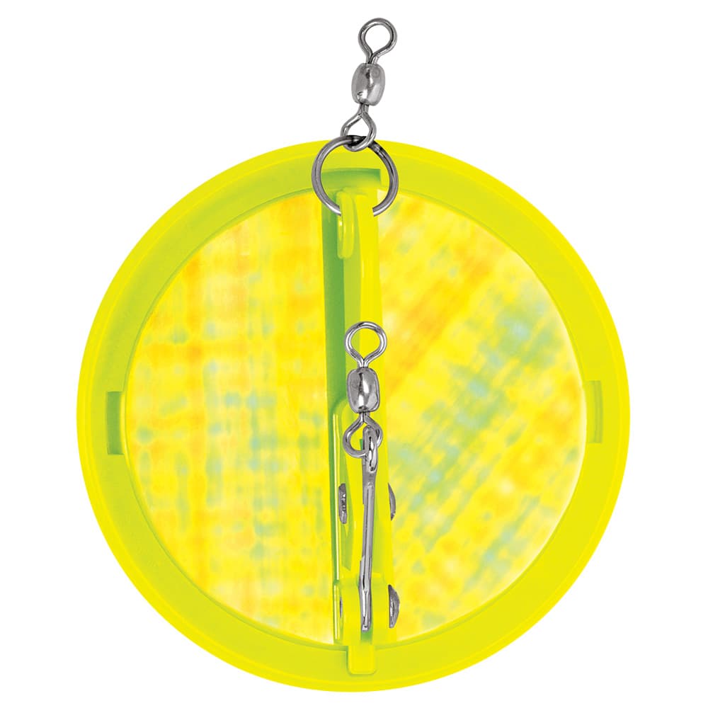 Luhr-Jensen 3-1/4' Dipsy Diver - Chartreuse/Silver Bottom Moon Jelly