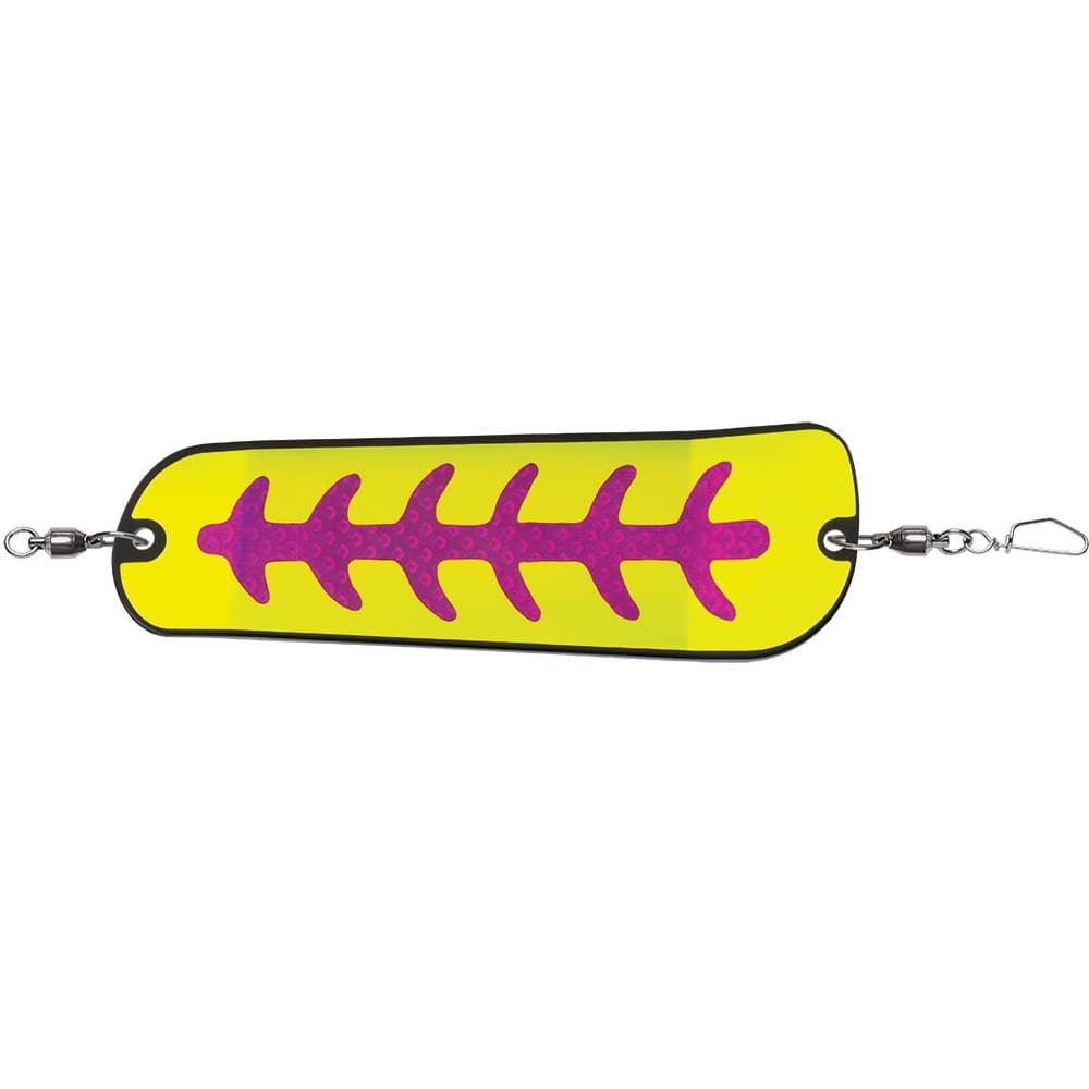 Luhr-Jensen Money Roll Flasher - 8-1/4' - Nuclear Carbon Glow