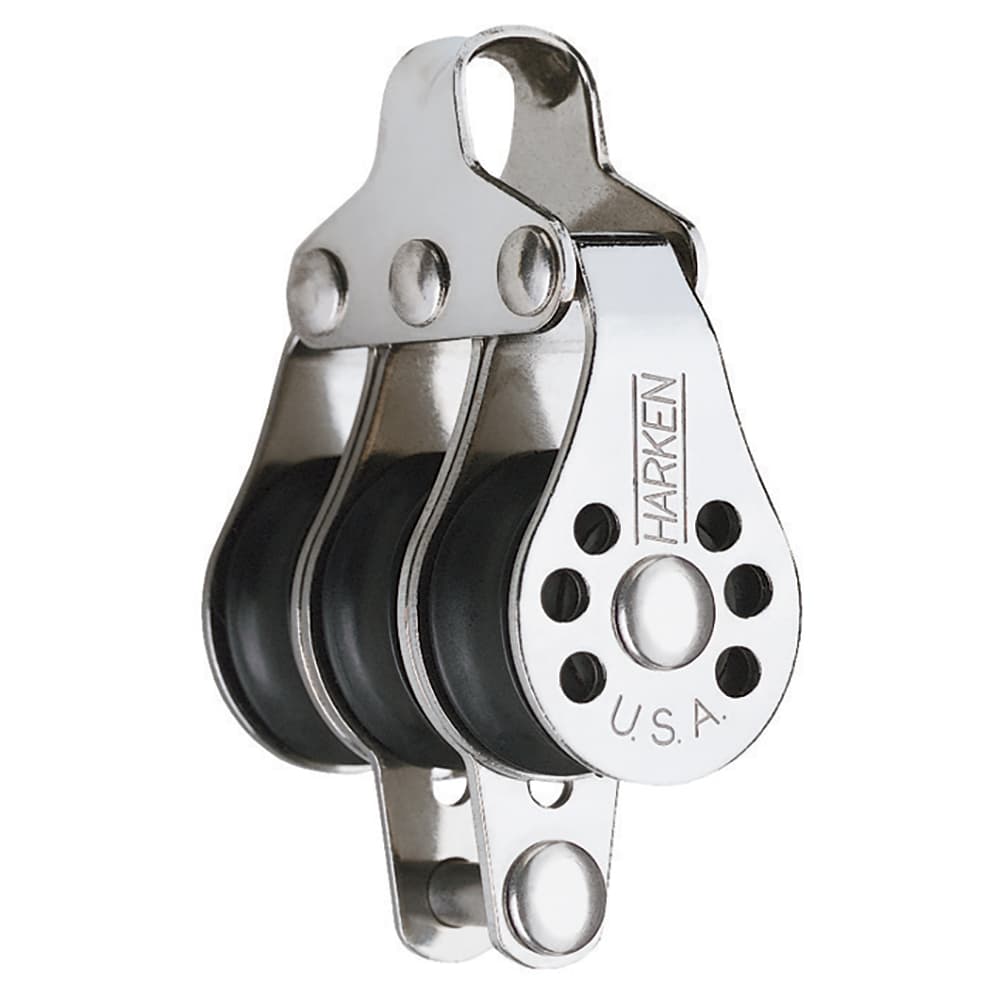 Harken 22mm Triple Micro Block with Becket — Fishing