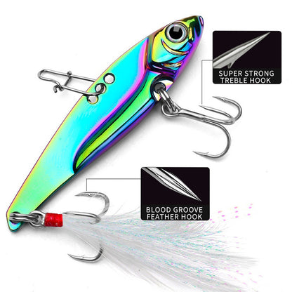 3D Fishing Lures with Reflective Coating - Premium Copper Alloy & Stainless Steel Construction for Successful Catches - Durable Sharp Hooks and Lifelike Appearance