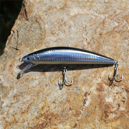 Premium Long-Cast Sinking Minnow Lure with 4X Reinforced Hooks - 6.69inch/80g, Bionic Bait for Freshwater & Saltwater Fishing