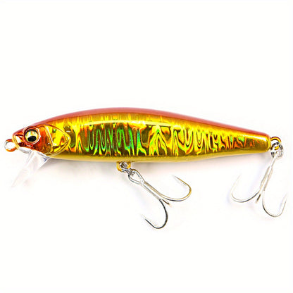 1 82mm/0.95oz Minnow Sinking Fishing Lure For Saltwater, Sea Fishing Small Hard Bait, Artificial Mini Swimbait