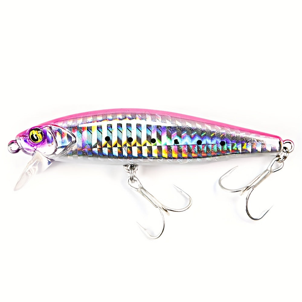 1 82mm/0.95oz Minnow Sinking Fishing Lure For Saltwater, Sea Fishing Small Hard Bait, Artificial Mini Swimbait