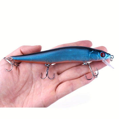 23g Large Minnow Fishing Lure - Long Cast, Slow Sinking, Durable ABS Hard Bait for Sea & Trolling