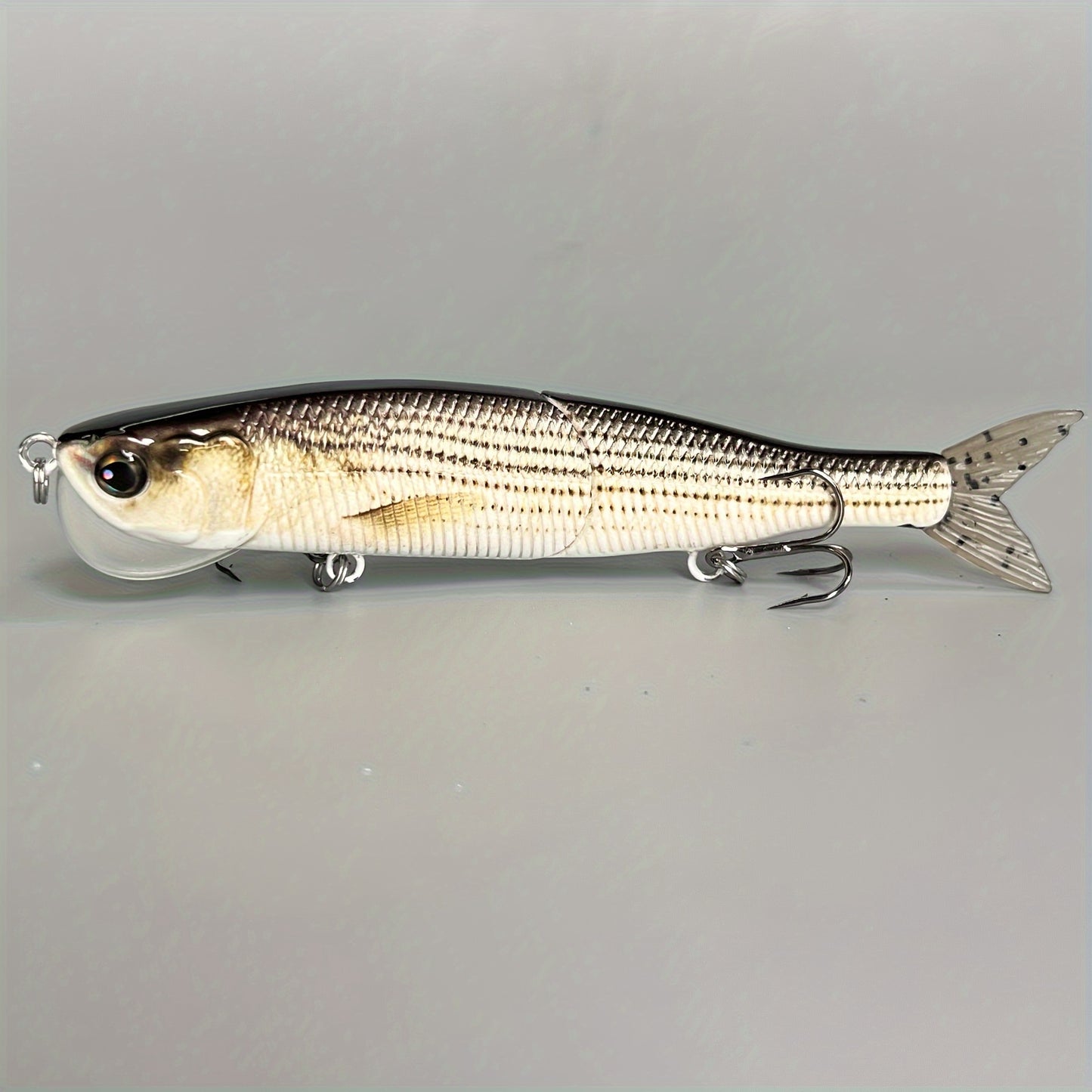 1pc 12cm 14g Premium Soft Tail 2-Segment Swimbait Fishing Lure - Lifelike Bionic Design, Realistic Swimming Action, Durable Construction - Perfect for Catching Bass, Trout, and Other Freshwater Fish