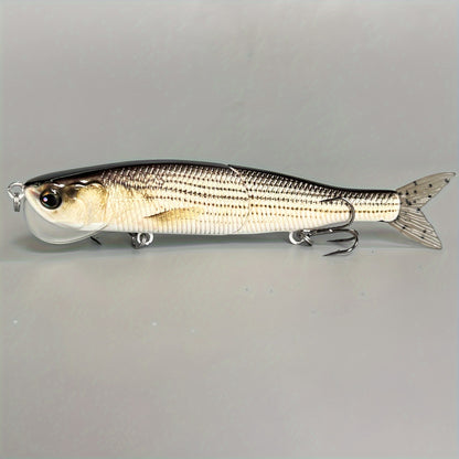 1pc 12cm 14g Premium Soft Tail 2-Segment Swimbait Fishing Lure - Lifelike Bionic Design, Realistic Swimming Action, Durable Construction - Perfect for Catching Bass, Trout, and Other Freshwater Fish