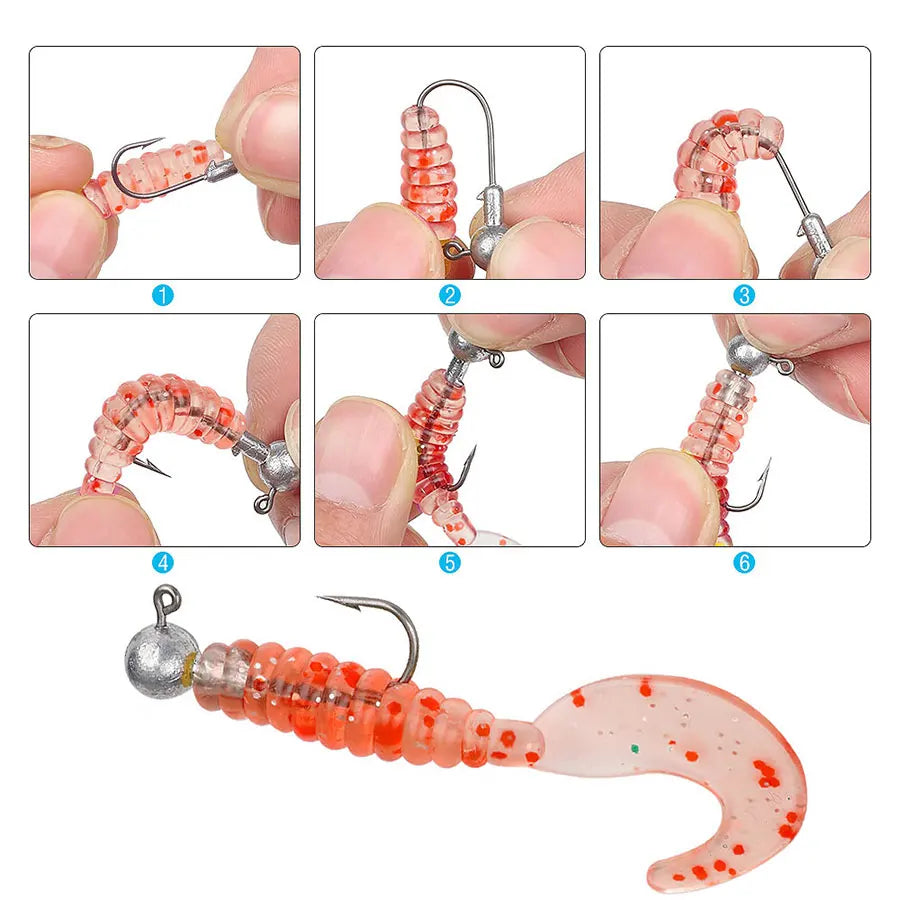 JYJ 1g 2g 3g 4g 5g 10g 20g 22g 25g 28g crank Jig head hook fishing hook head Jig lure hard bait soft worm jig hook for fishing