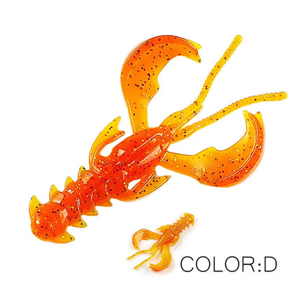 Supercontinent Crazy Lures 65mm/10pcs 40mm/20pcs Soft Lure Fishing Lures shrimp Lobster Soft Plastic Lure Fishing Lures