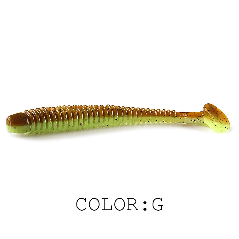 Supercontinent Impact Ring Shad Fishing Lure Soft 63mm 80mm 97mm Plastics Baits Swimbait Jigging Lure Artificial Baits