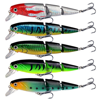 1PCS Wobblers Fishing Lure Multi-section Hard Bait 11cm 14.5g Artificial Bait Minnow Lure Crankbait Perch Carp Fishing Tackle