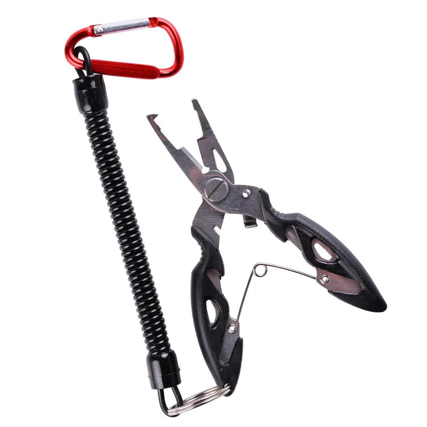 Multifunction Fishing Pliers Tools Accessories for Goods Winter Tackle Pliers Vise Knitting Flies Scissors Braid Set Fish Tongs