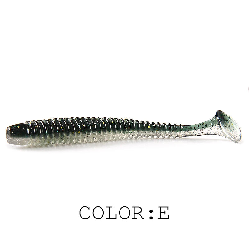 Supercontinent Impact Ring Shad Fishing Lure Soft 63mm 80mm 97mm Plastics Baits Swimbait Jigging Lure Artificial Baits