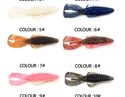 5pcs 10pcs 8cm 12cm soft bug shrimp craws worm lure baits ,silicone artificial shrimp prawn for bass perch pike lure bait