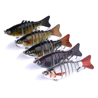 10CM 15.4G Sinking Wobblers Fishing Lures Multi Jointed Swimbait Hard Artificial Bait Pike Bass Fishing Lure Crankbait