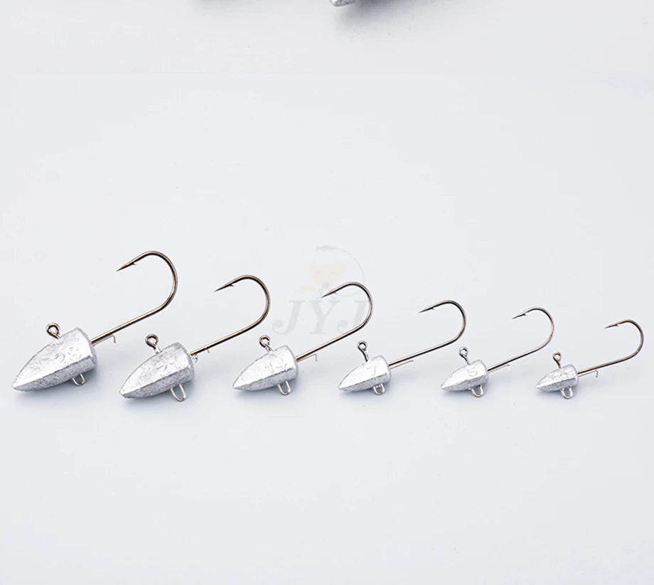 Triangle Head NED Hooks 3.5g 5g 7g 10g 14g 21g 28g auxiliary hook soft worm jig Lure Hook Jig Head Fishing Tackle Hooks