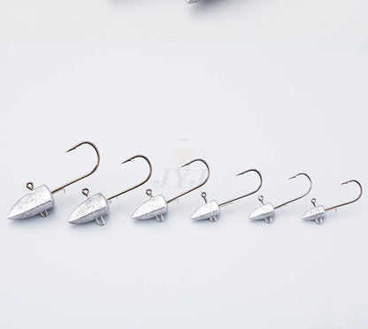 Triangle Head NED Hooks 3.5g 5g 7g 10g 14g 21g 28g auxiliary hook soft worm jig Lure Hook Jig Head Fishing Tackle Hooks