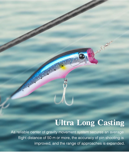 TSURINOYA 120F Ultra Long Casting Shallow Range Floating Minnow Beach Fishing Lure 120mm 20g 0-30cm GORGO Saltwater Hard Baits