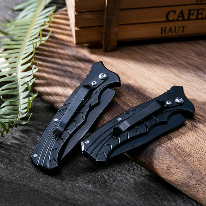 Stainless Steel Folding Knife Fillet Knife Fishing Boat Fishing Accessories with Easy To Carry Camping Meat Cutting PP Handle