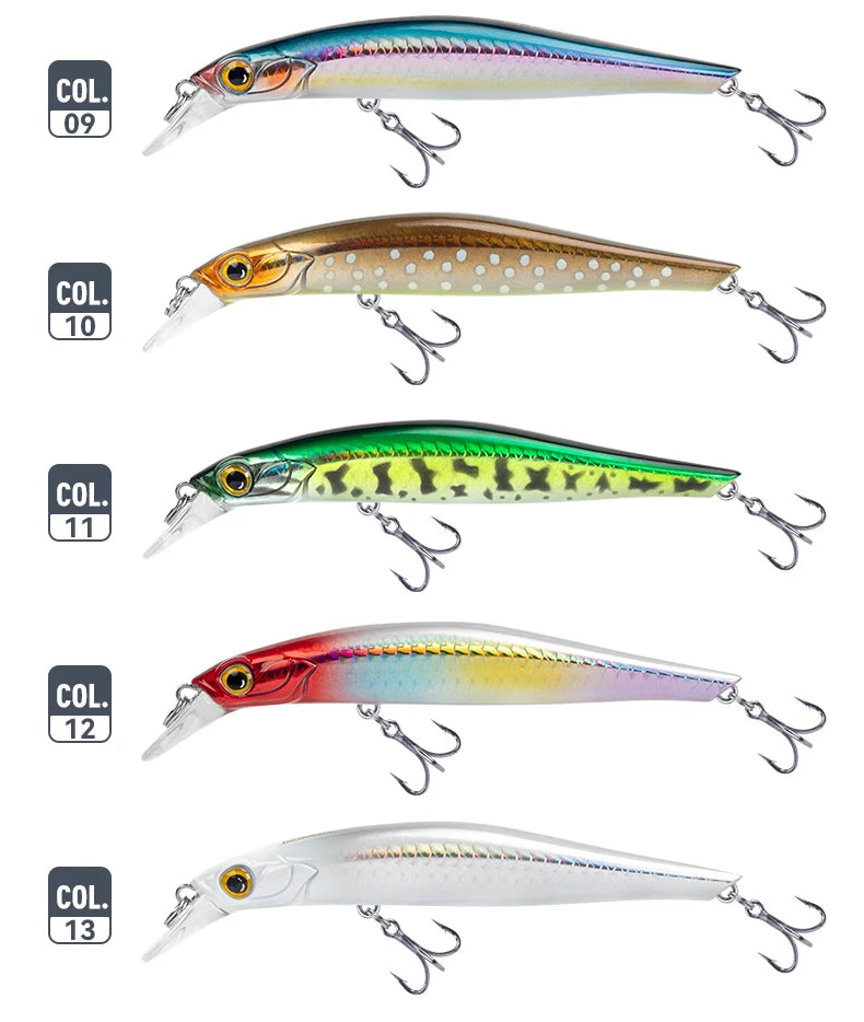 Kingdom Kingart Sinking Minnow Fishing Lures 6g 9g 14g 18.6g Jerkbaits Good Action Wobblers FR Silence Hard Baits Sea Bass