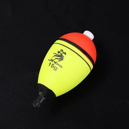 EVA Luminous Fishing Night Float Light Stick Foam Plastic Bobber Sea Rock Fishing Striking Floats Fishing Accessories 10/15/20g