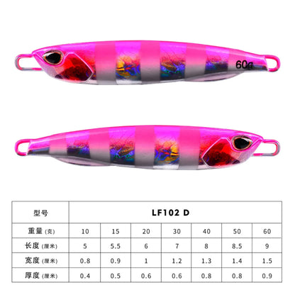 Hot Metal Jig Fishing Lure Weights 10g-60g Trolling Hard Bait Bass Fishing Bait Tackle Trout Jigging Lure Jigs Saltwater Lures