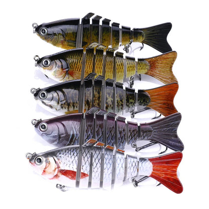 10CM 15.4G Sinking Wobblers Fishing Lures Multi Jointed Swimbait Hard Artificial Bait Pike Bass Fishing Lure Crankbait