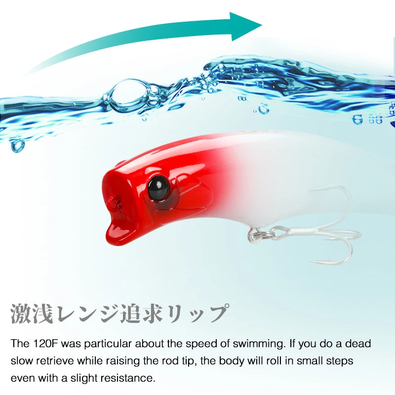 TSURINOYA 120F Ultra Long Casting Shallow Range Floating Minnow Beach Fishing Lure 120mm 20g 0-30cm GORGO Saltwater Hard Baits