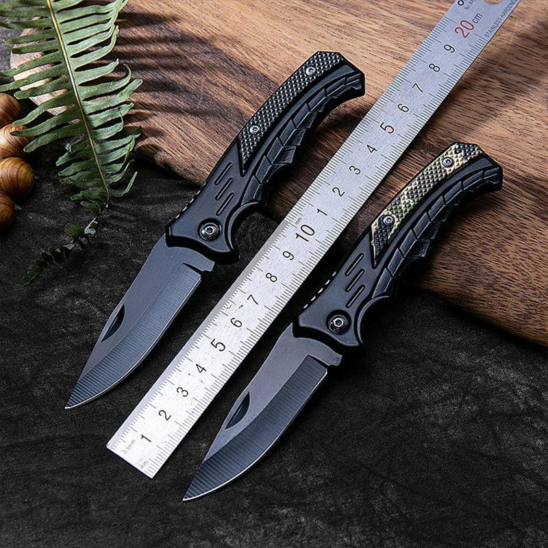 Stainless Steel Folding Knife Fillet Knife Fishing Boat Fishing Accessories with Easy To Carry Camping Meat Cutting PP Handle