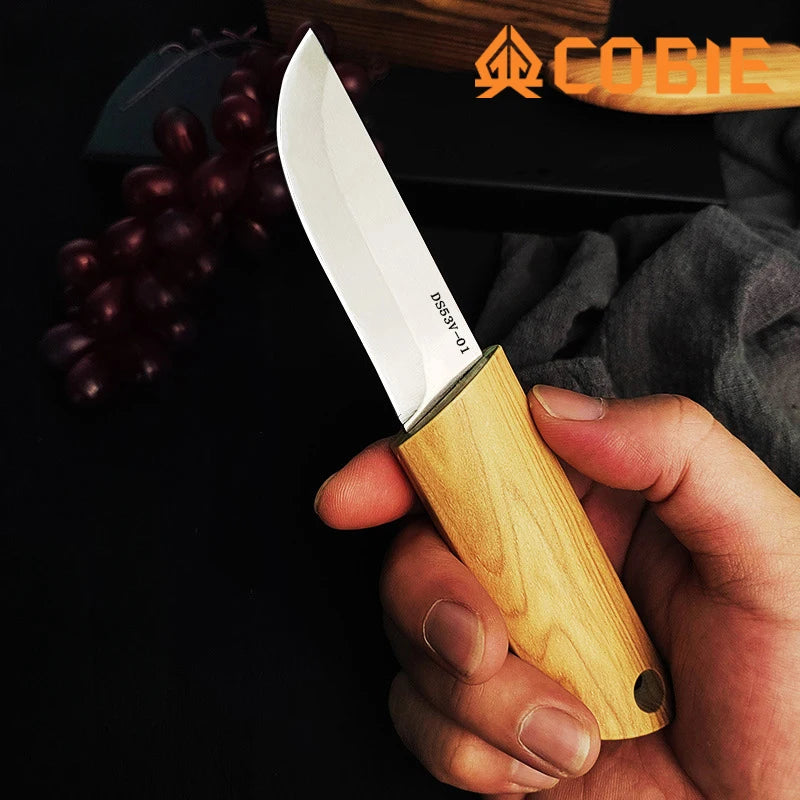 Cobie Sheathed portable pocket knife! For wilderness/camping/fishing/BBQ! Multi-scenario application, high quality pocket knife!