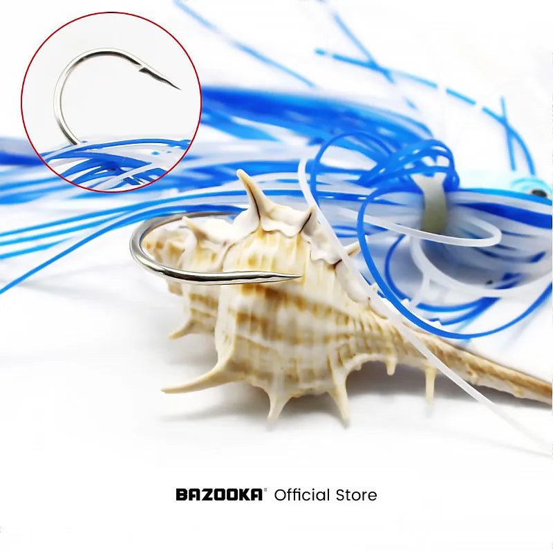 Bazooka 15g 18g Spinnerbait Fishing Lure Wire Bait Metal Spinner Buzzbait Swimbait Hook JIG Kit Skirt peche For Bass Pike Winter