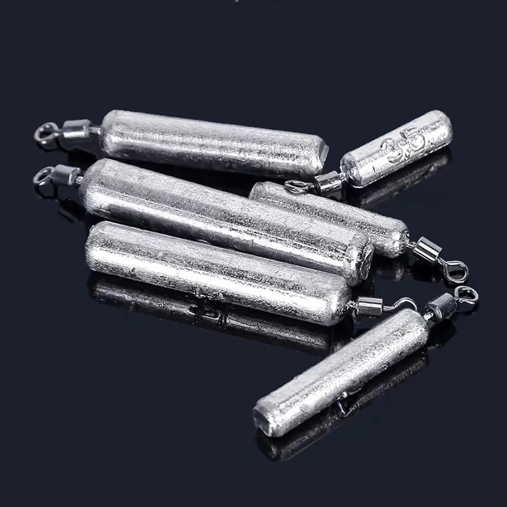 Fishing Weight 15PCS/Lot Sinker Mold 3.5g 5g 7g 10g 14g 20g Tube Bullet Plumb Pendant Metal Jig Sast Sea Tackle Kit Pesca Tool