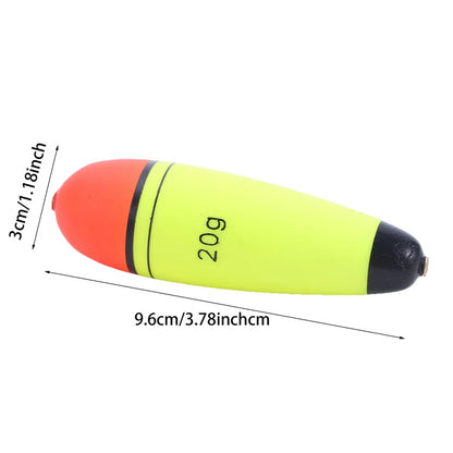 4pcs 10g-120g Foam Fishing Float Floating Buoyancy EVA Elastic Boya Fishing Float Rock Fishing Bobber Flotador Peche Boia Tackle