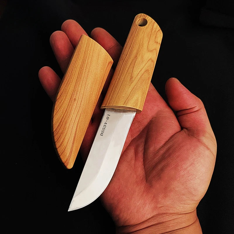 Cobie Sheathed portable pocket knife! For wilderness/camping/fishing/BBQ! Multi-scenario application, high quality pocket knife!