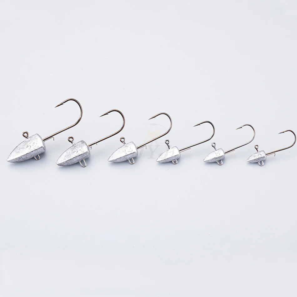 Triangle Head NED Hooks 3.5g 5g 7g 10g 14g 21g 28g auxiliary hook soft worm jig Lure Hook Jig Head Fishing Tackle Hooks