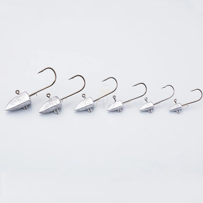 Triangle Head NED Hooks 3.5g 5g 7g 10g 14g 21g 28g auxiliary hook soft worm jig Lure Hook Jig Head Fishing Tackle Hooks