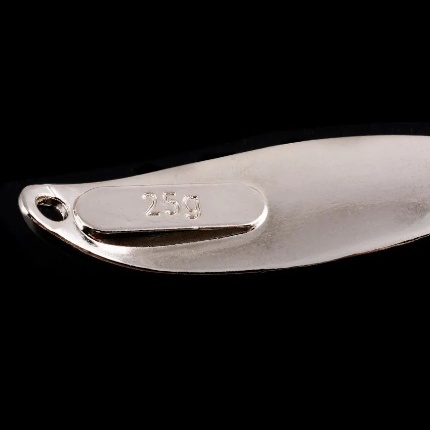 Metal Vib Leech Spinners Spoon Lures 2.5g 5g 7.5g 10g 15g 20g 25g 30g Artificial Bait Lure Fishing Tackle for Bass Pike Perch