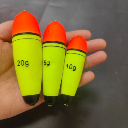 4pcs 10g-120g Foam Fishing Float Floating Buoyancy EVA Elastic Boya Fishing Float Rock Fishing Bobber Flotador Peche Boia Tackle