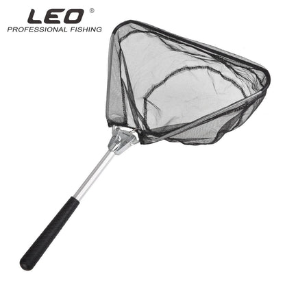 Foldable Triangle Fishing Net Aluminum Alloy Fish Landing Net Mini Fish Catching Landing Net Portable Fishing Accessories