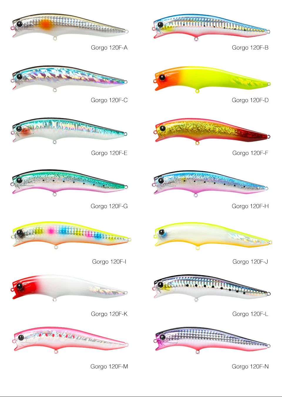 TSURINOYA 120F Ultra Long Casting Shallow Range Floating Minnow Beach Fishing Lure 120mm 20g 0-30cm GORGO Saltwater Hard Baits