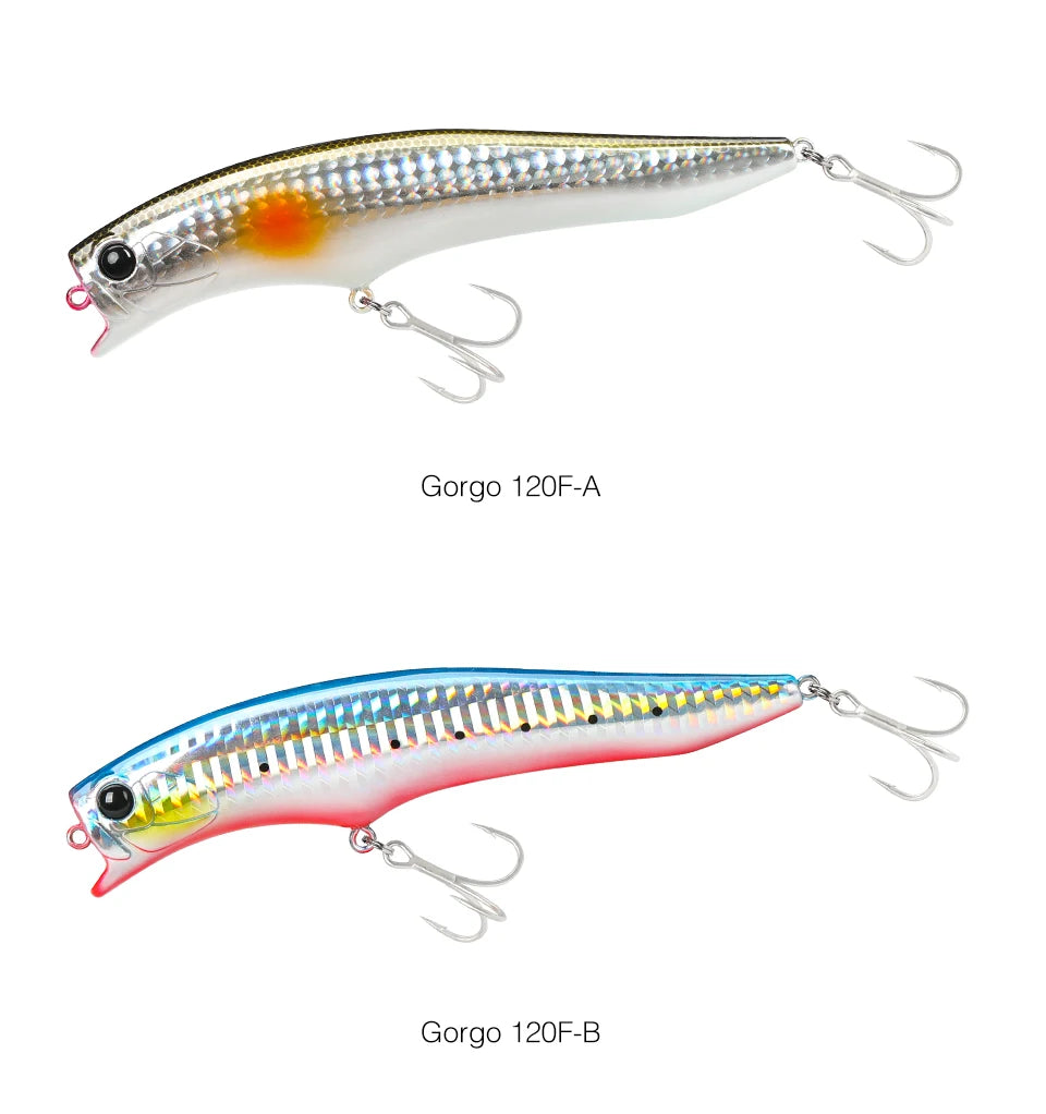 TSURINOYA 120F Ultra Long Casting Shallow Range Floating Minnow Beach Fishing Lure 120mm 20g 0-30cm GORGO Saltwater Hard Baits